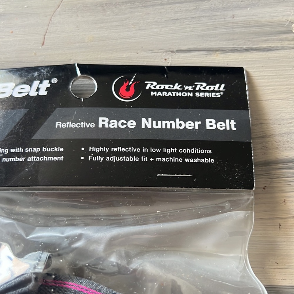 Fuel belt Race Gear Reflective Race Number Belt - Picture 3 of 7